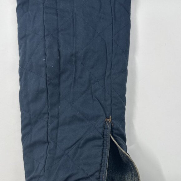 Gap Sherpa Denim Jacket Womens Medium Lined Blue Jean Trucker Cowgirl Distressed - Picture 11 of 16